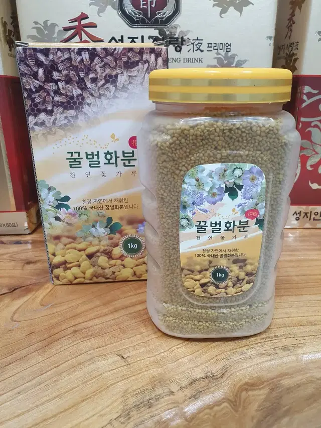 (국내산) 천연벌꿀 100%햇화분 (1kg)