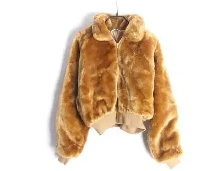 Fur Crop Jacket Fur Coat Vintage