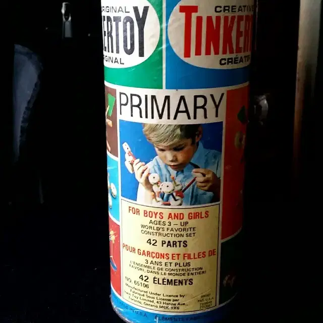 Tinker Toy Made in u s a