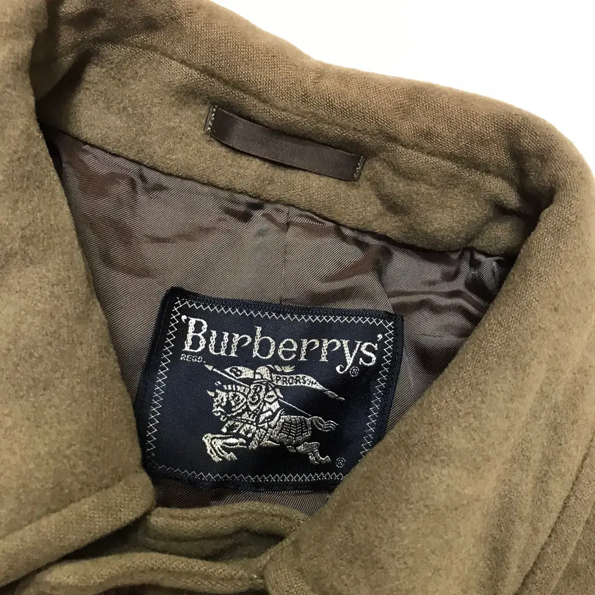 버버리 burberrys 울 싱글코트