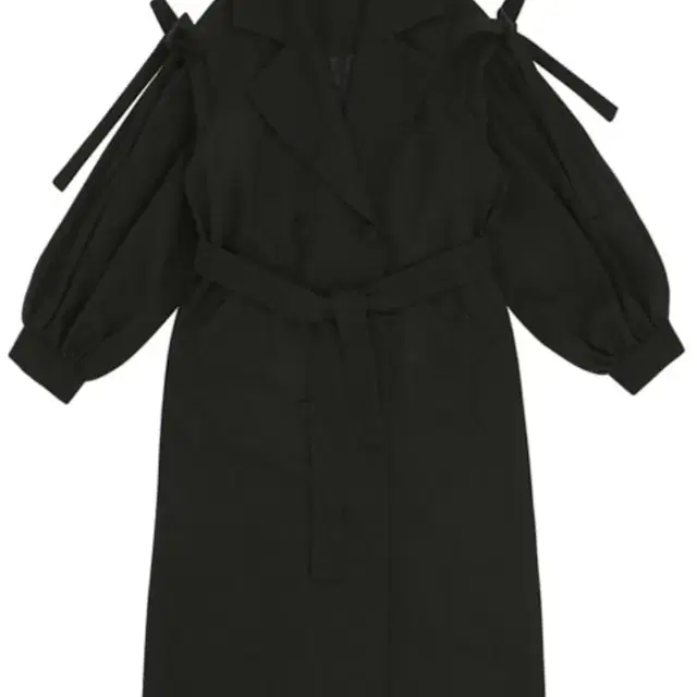 [새제품]oioi balloon wool coat 리본 울 코트