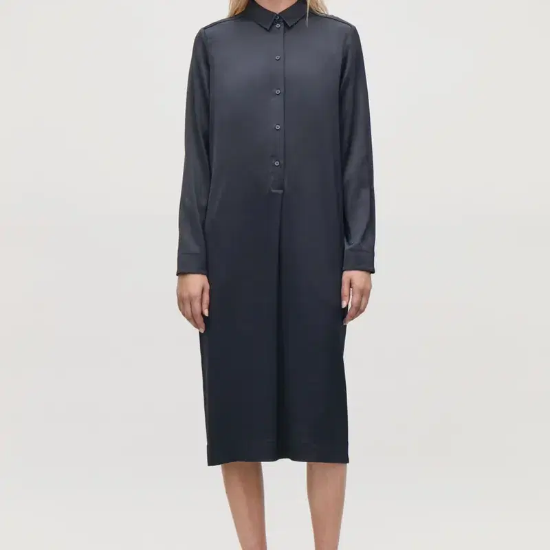 코스 미드 렝스 셔츠 드레스 mid length shirt dress