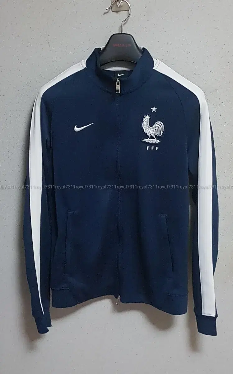 New product) Men's/Women's Navy Nike Track Jacket Jersey