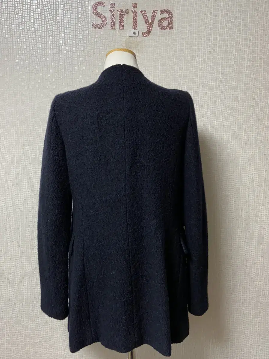 Benetton Navy Halfcoat