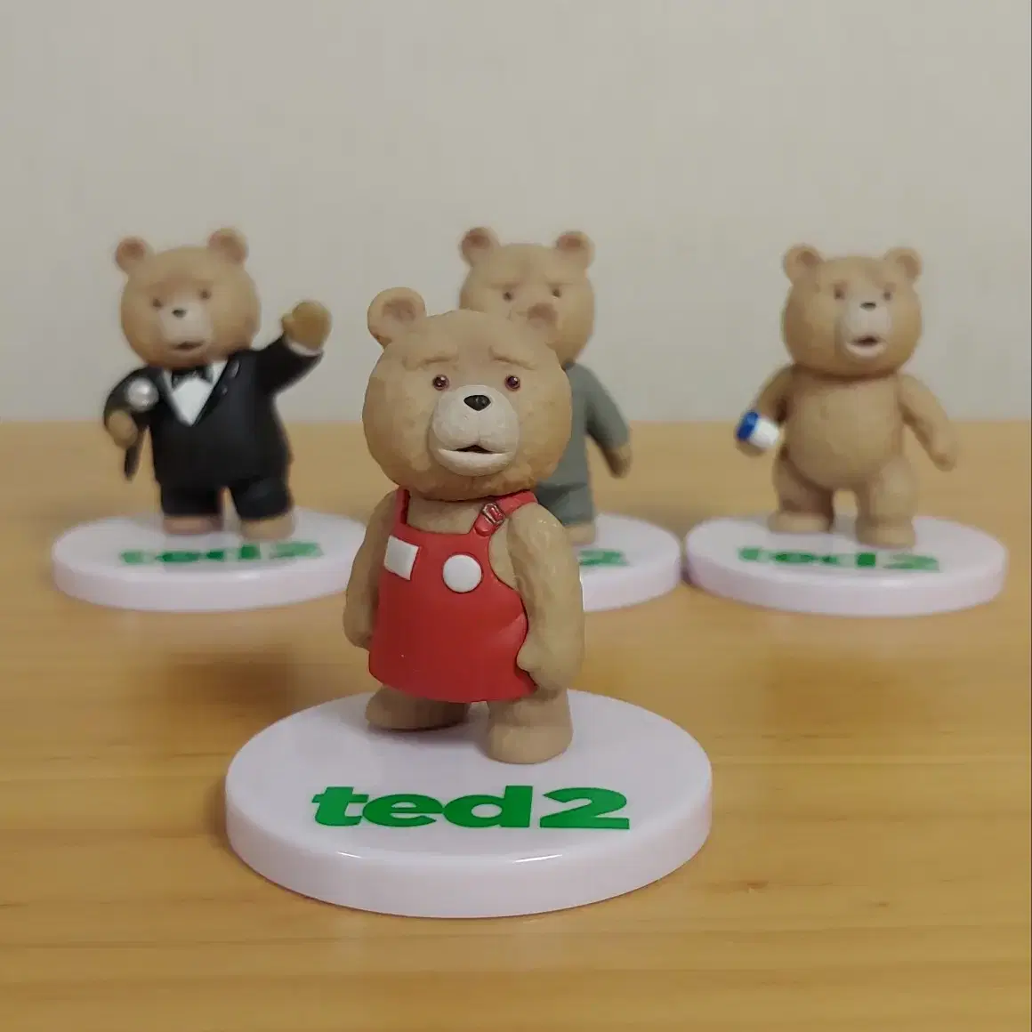 캡슐 ted2 스탠드피규어 4종세트