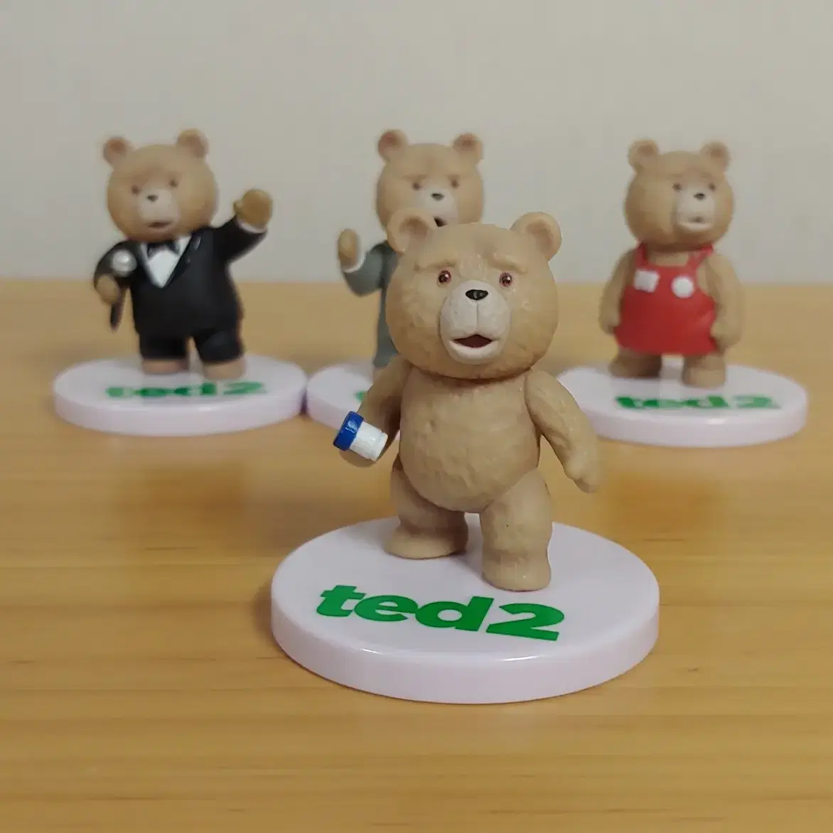 캡슐 ted2 스탠드피규어 4종세트