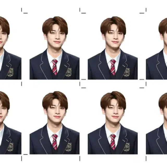 엑스원 이한결 한림 예고 교복 증명사진 판매 X1 증사 결랑단 굿즈