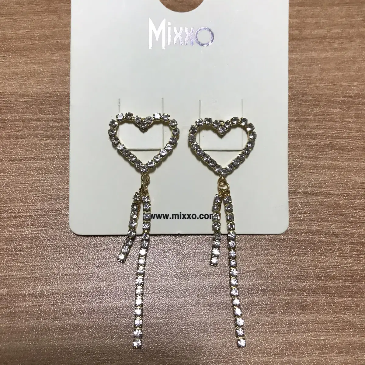 미쏘mixxo 귀걸이 골드 925실버 큐빅 롱귀걸이 드롭귀걸이 선물