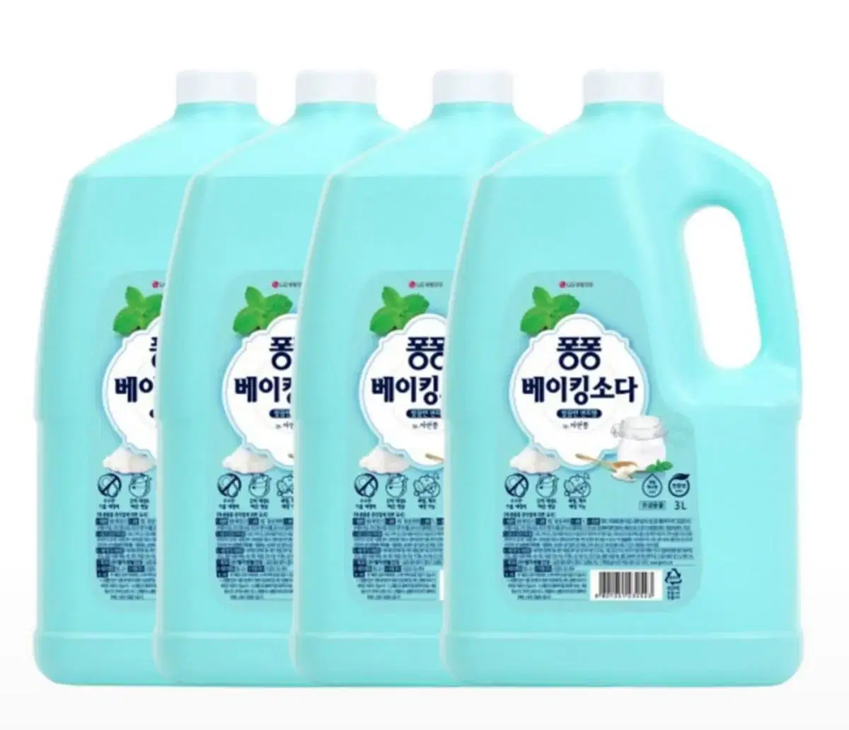 퐁퐁 주방세제 3000ml x 4