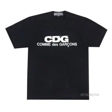 [XL]  CDG 반팔티 블랙