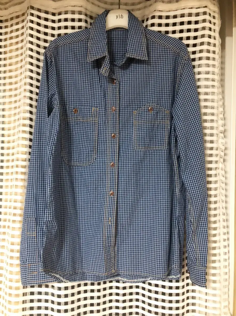 2 unique patterned check shirts