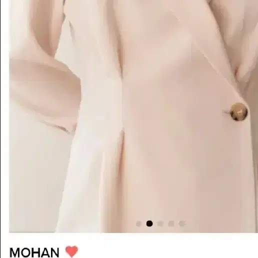 모한 mohan 19FW COLLAR WRAP JACKET IVORY