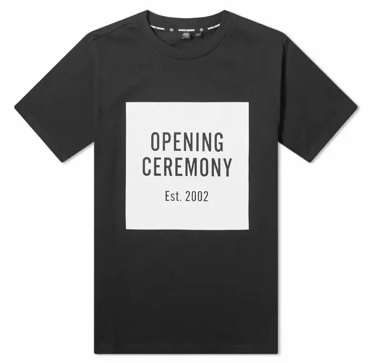 Opening Ceremony T-Shirt Box Logo New