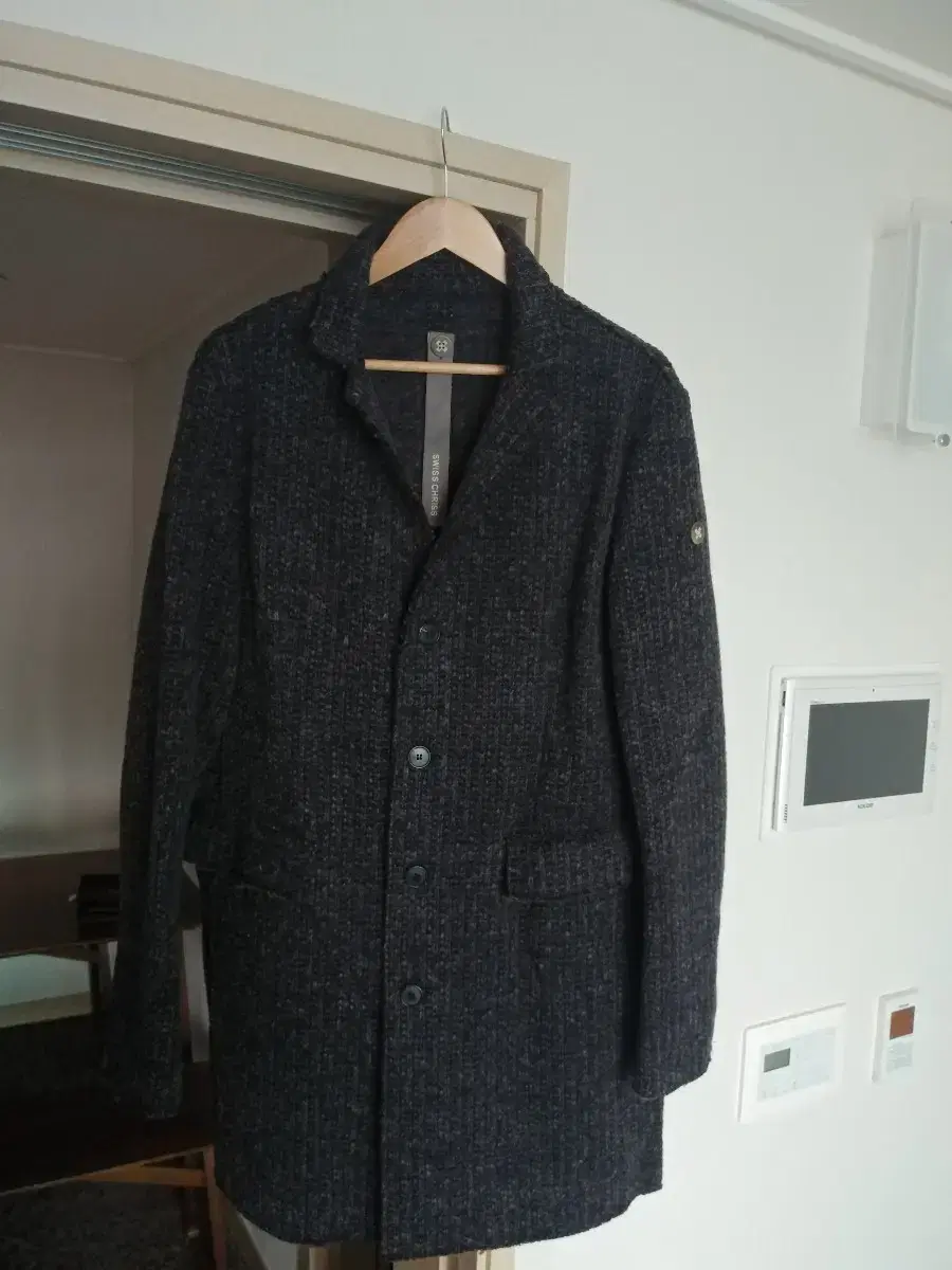 SWISSCRISS Italian Imported Multi-Wool Half-Coat for Men