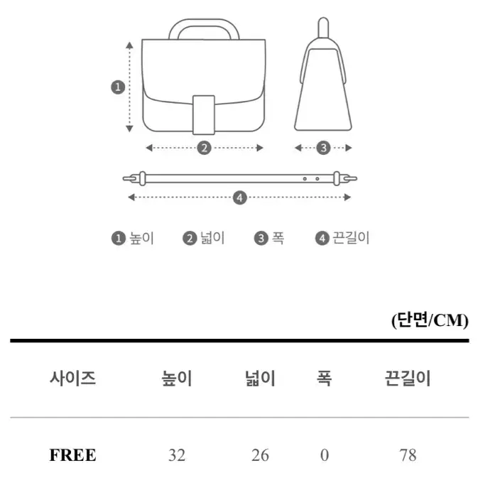 캔버스 복조리백 블랙 새상품