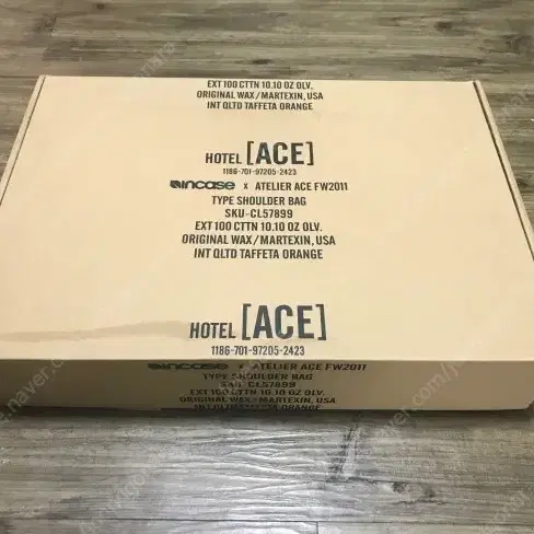 오늘 하루만!incase x ACE hotel 협엽 왁싱캔버스 숄더백