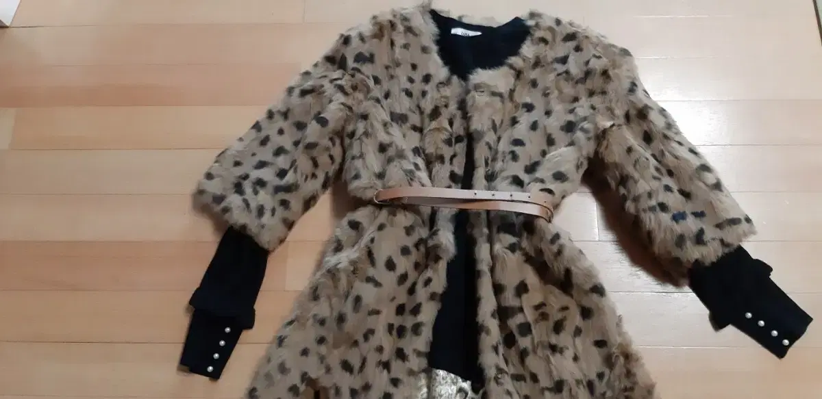 Discount on leopard rabbit coats