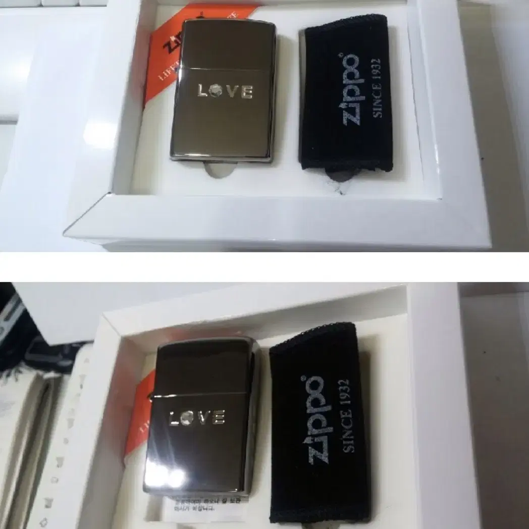 zippo love cubic 지포라이터