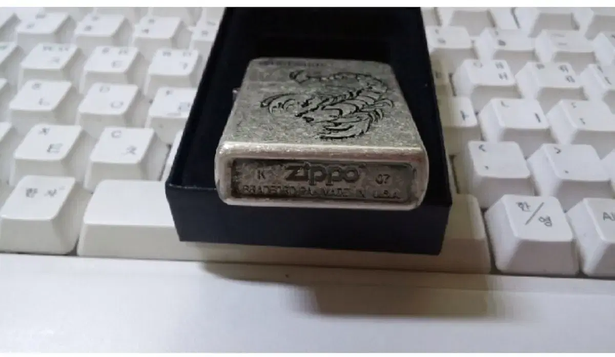 zippo 정품 scorpion 엔틱 지포라이터