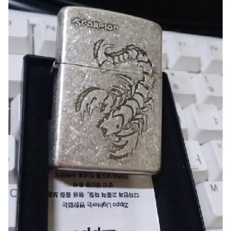 zippo 정품 scorpion 엔틱 지포라이터