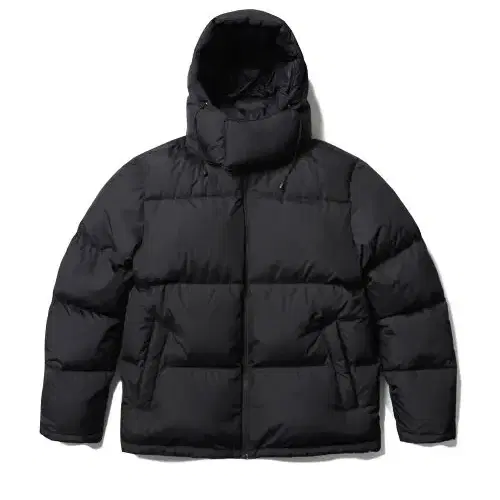 인사일런스 Essential Hooded Down Jacket Black