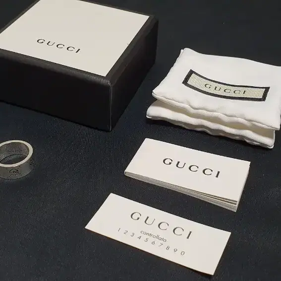 [정품/15호] GUCCI 구찌 고스트 링 9MM