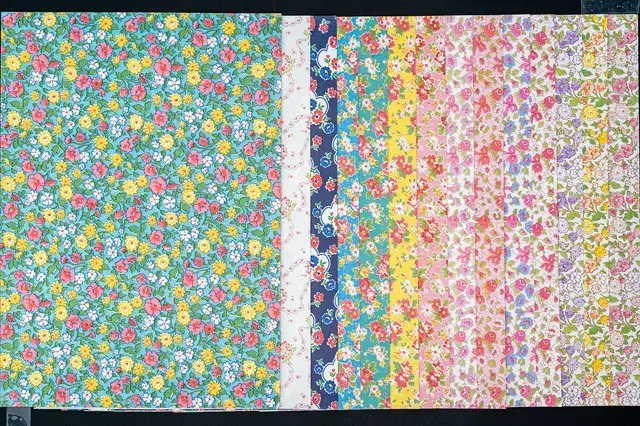 Melomoon Flower Wrapping Paper Mix (14 designs)