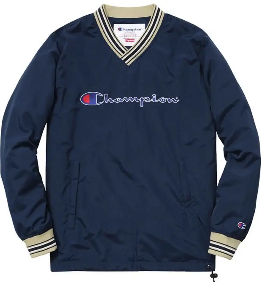 [XL] Supreme x Champion Warm Up Pullover Navy