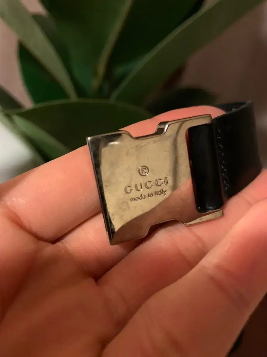 [Gucci] 블랙 버클 가보시 하이힐