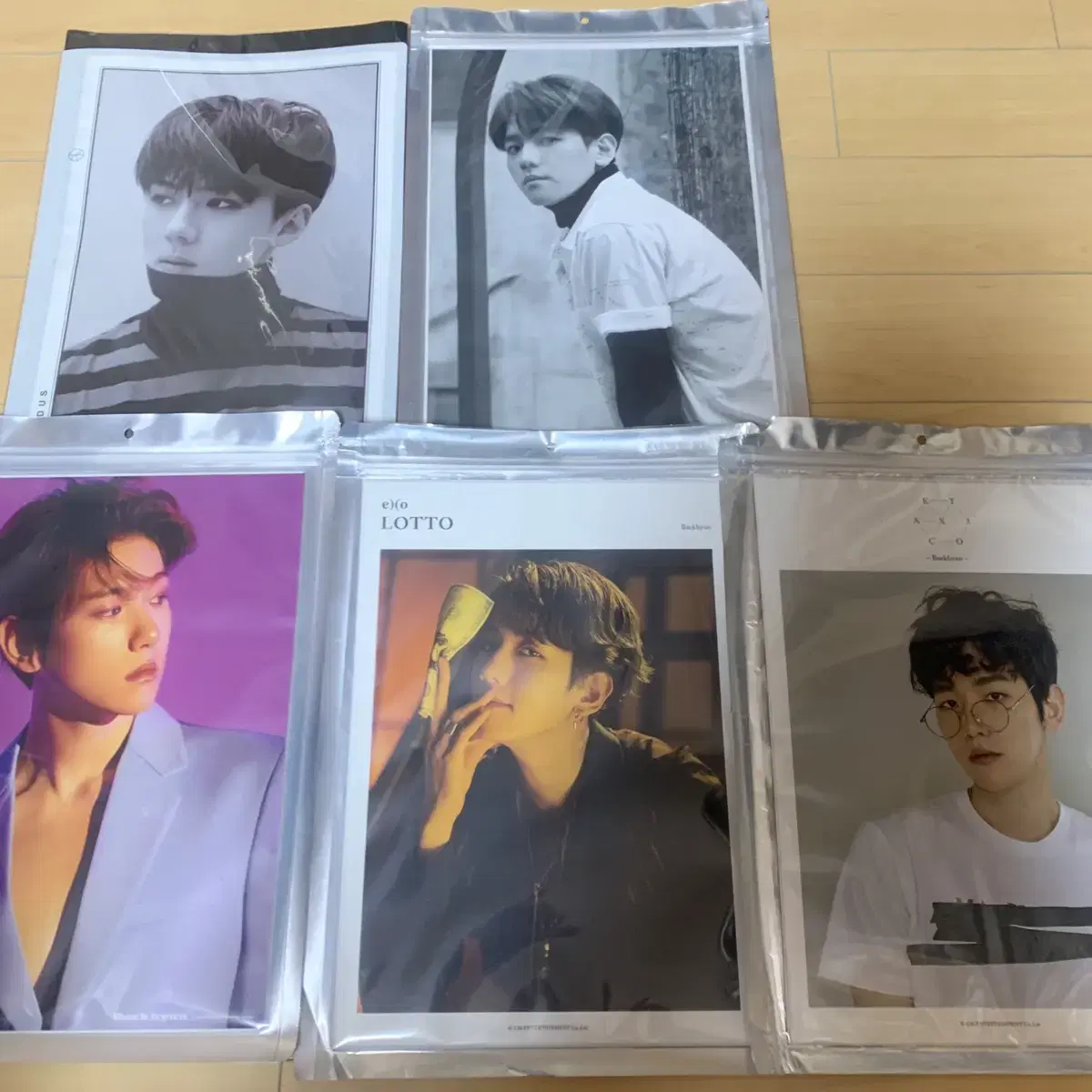 Exo baekhyun sehun Premium Photo Pocket Holder