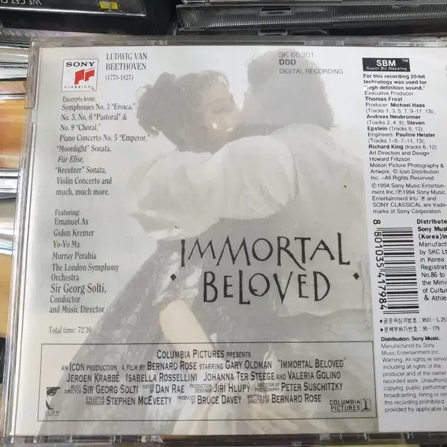 CD OST Immortal Beloved (불멸의 연인)