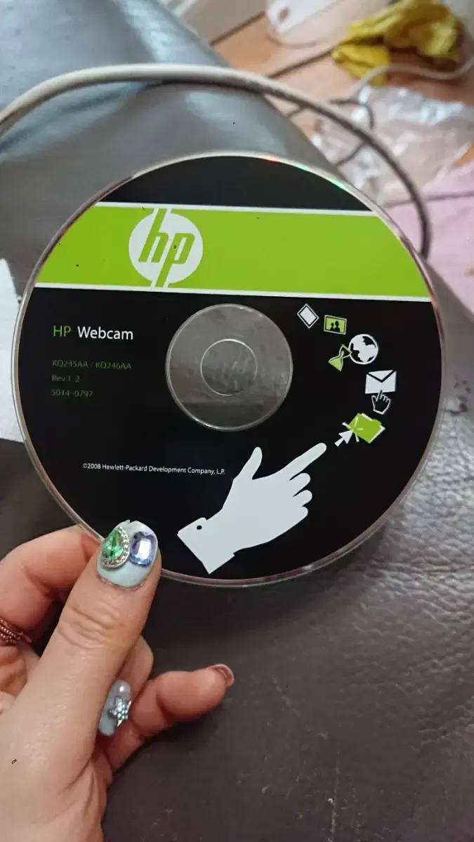 완전 괜찮은 미국산 HP KQ246AAA 모델 웹캠 브랜드