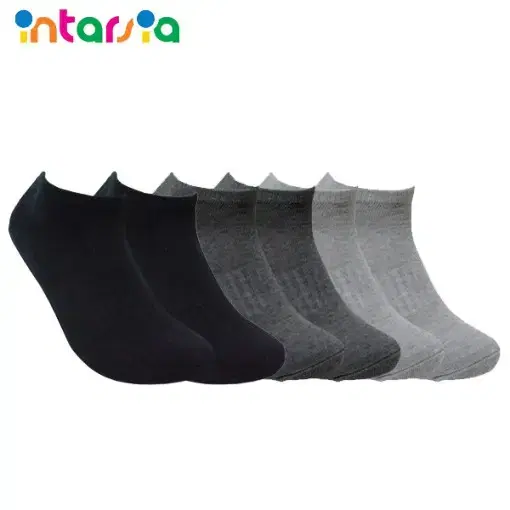 Men's thick-soled cushioning sports sneakers socks 5 pairs