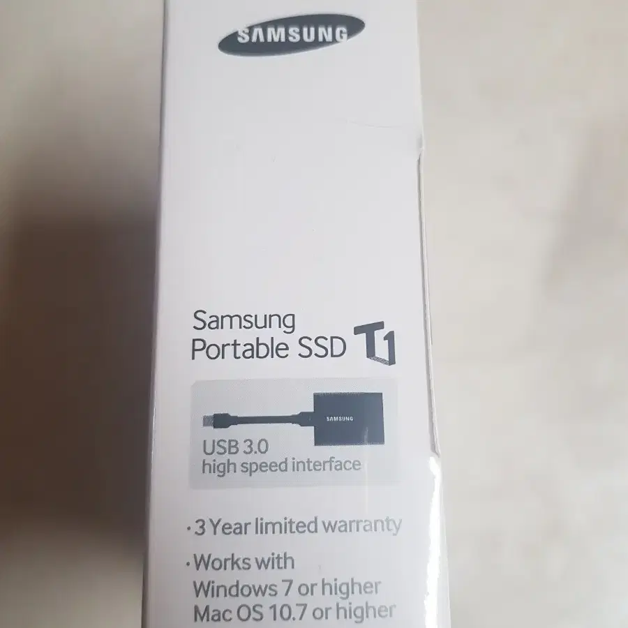 삼성외장하드(samsung portable SSD T1)