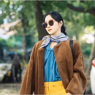 recto BELTED FAUX -FUR COAT 렉토 벨티드 퍼코트