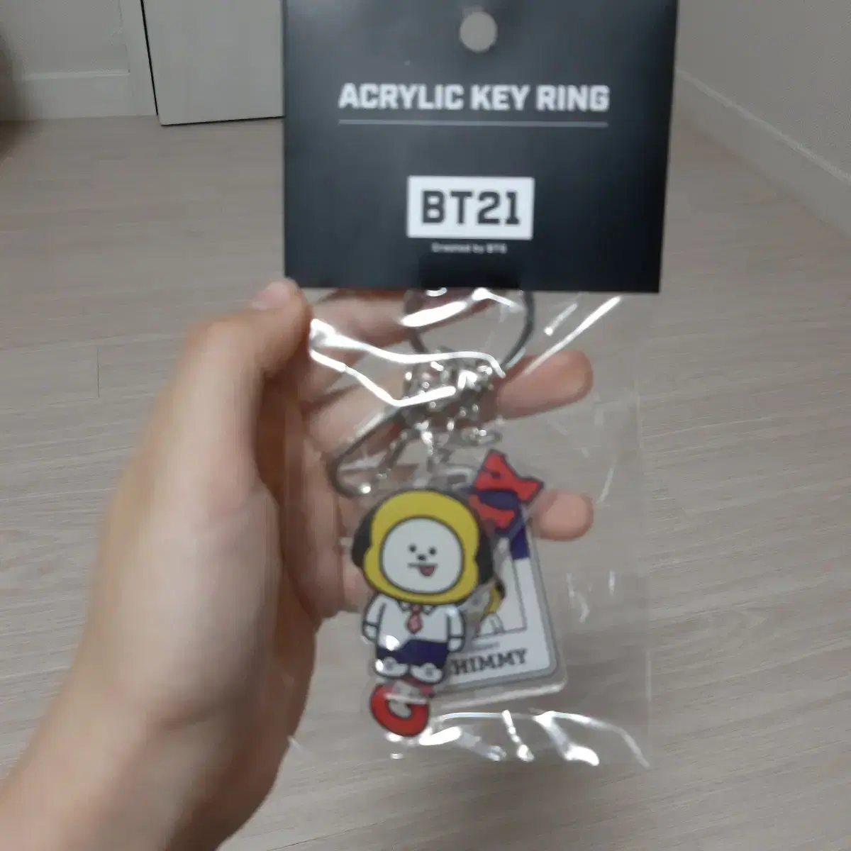 방탄소년단 캐릭터 BT21 지민 뷔 치미 타타 Chimmy Tata 키링