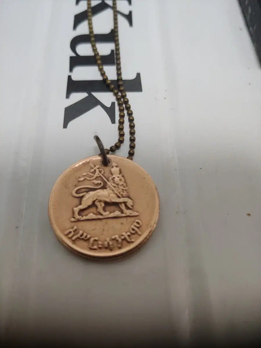 coin pendant necklace