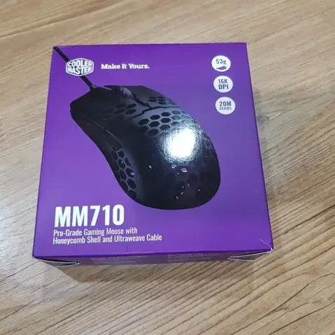 쿨러마스터 MM710 세상에서 가장 가벼운 마우스 53gram