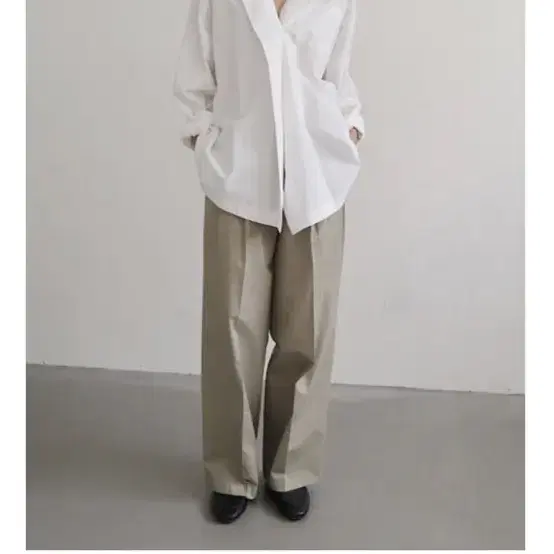 베일 코튼팬츠 dry cotton pants