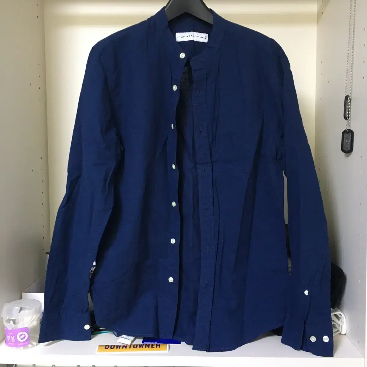 Giordano linen china kara long sleeve shirt tappo sells for 10,000 won