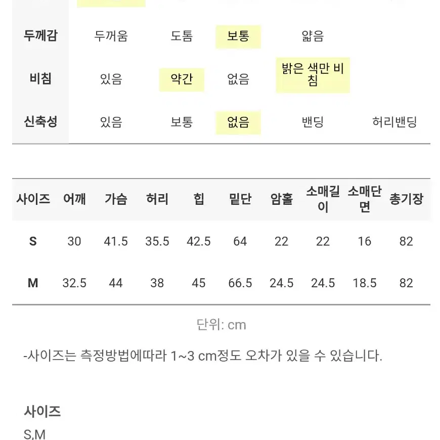 [미착용]코사지 펀칭 A라인 원피스(S)