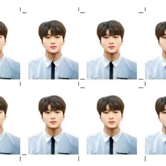 엑스원 차준호 한림 예고 교복 증명사진 판매 X1 증사 굿즈