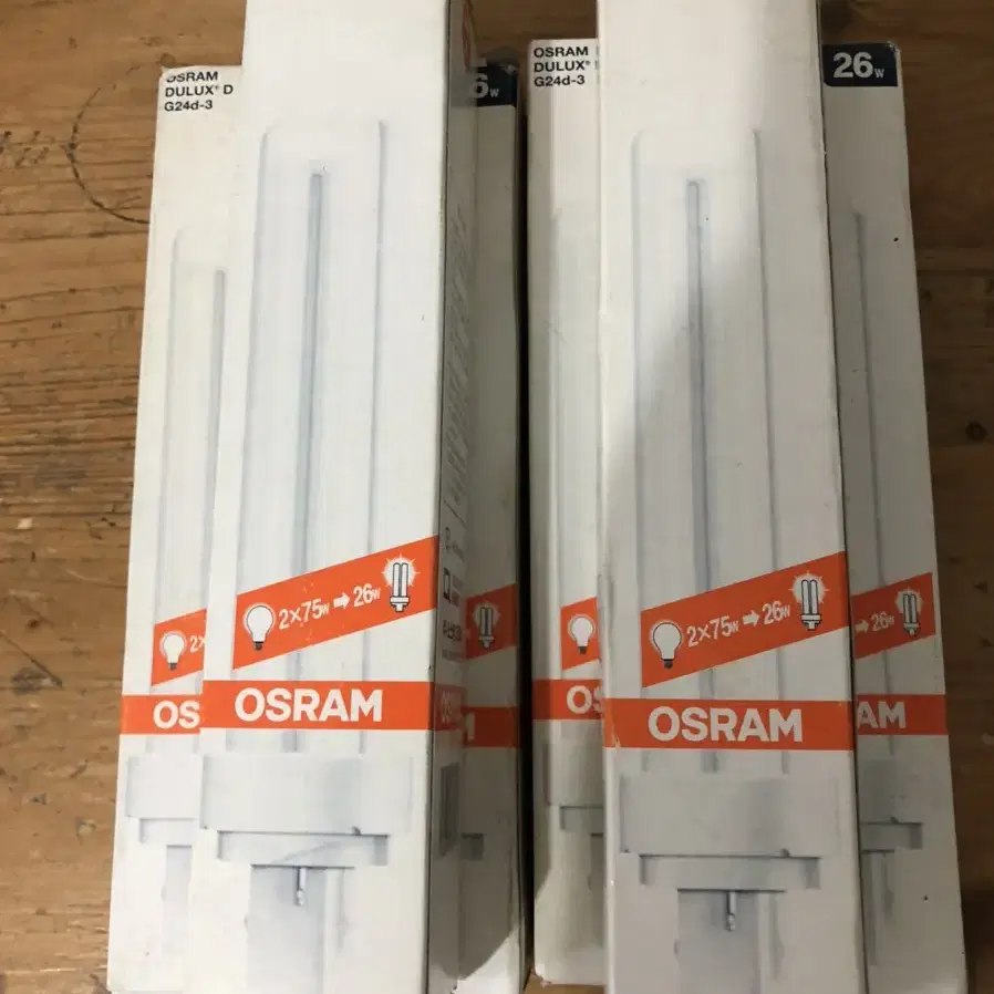 오스람 삼파장 2핀전구 Dulux 26W