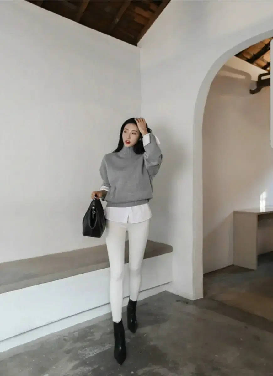 Dabagirl Ivory knit