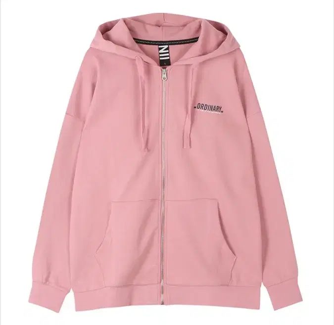 Overfit hooded gym suit (pink)