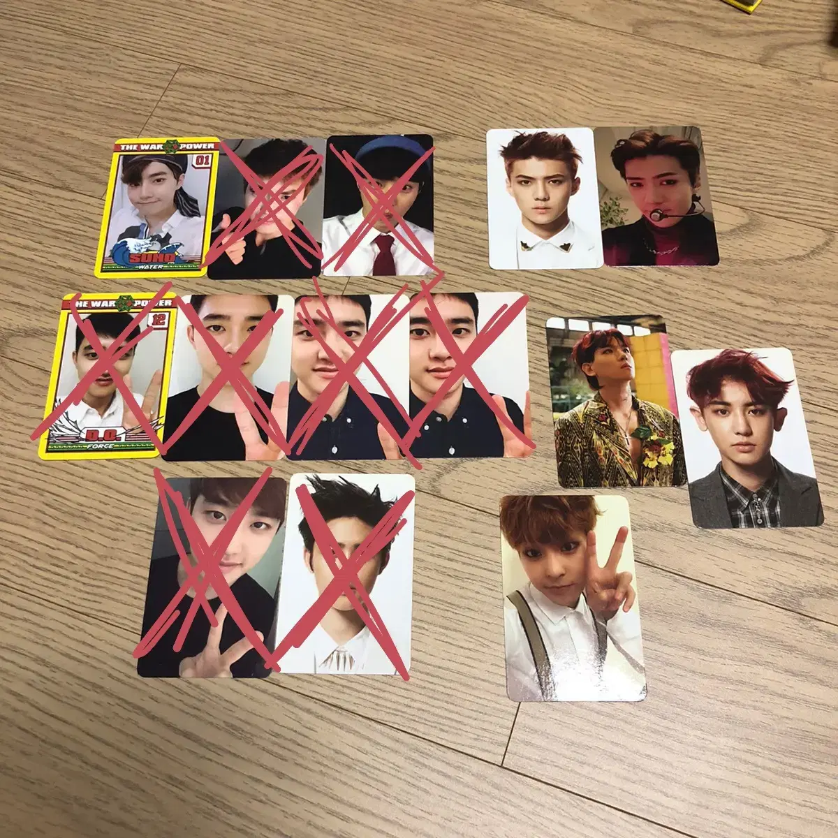 Exo album & photocard sells