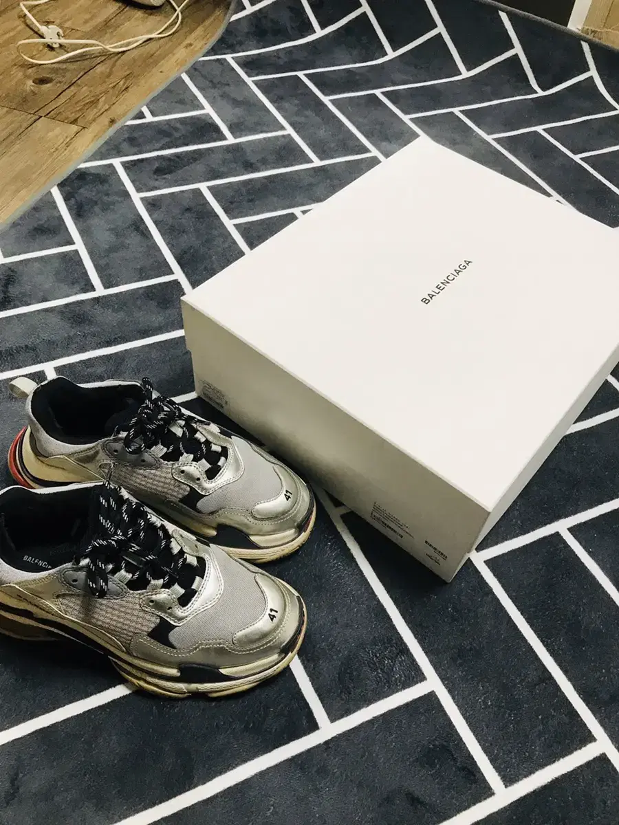 Balenciaga Triple S Silver 41