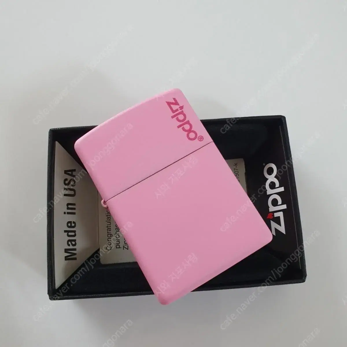 정품 238ZL ZIPPO LOGO 미개봉 새 지포라이터