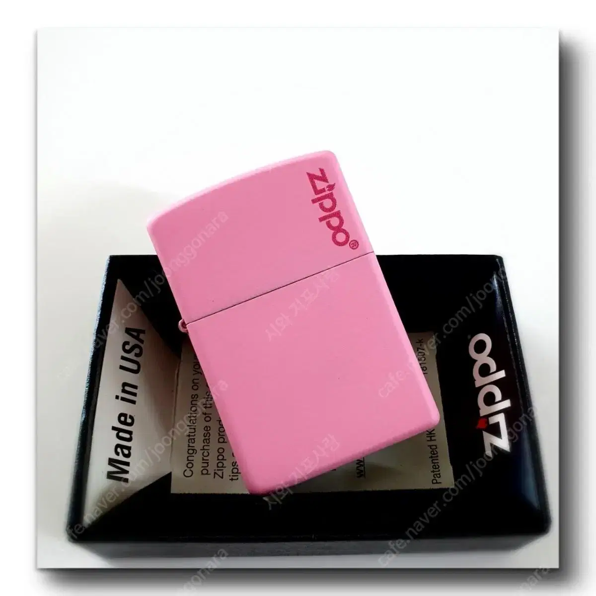 정품 238ZL ZIPPO LOGO 미개봉 새 지포라이터