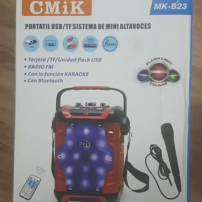 CMiK MK-B23 블루투스스피커 노래방.앰프